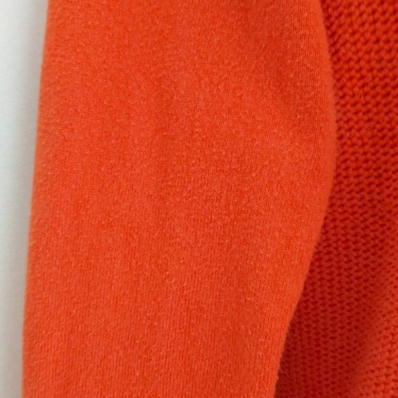 VINCE CAMUTO | Women's Long Sleeve Crew Neck Knit Sweater Orange Size Medium - Picture 4 of 7